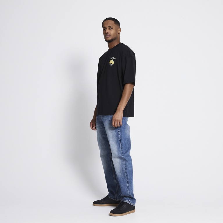 Printed tee "Abbot" Black